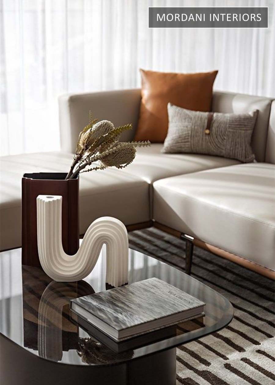 Ivory cream leather upholstery
